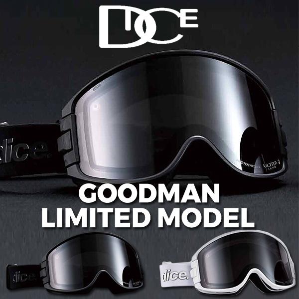 DICE（ダイス） スノーゴーグル GOODMAN グッドマン GM54275 数量限定