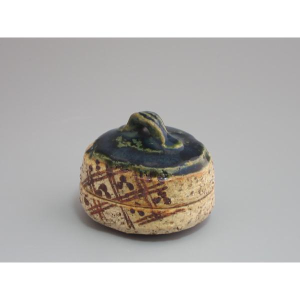 織部焼 弾香合 山口錠鉄造 共箱 : 茶道具商 越中屋 - 通販 - Yahoo