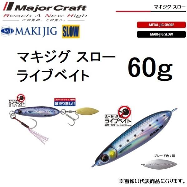 Major Craft（メジャークラフト） マキジグスロー 60g ライブベイト