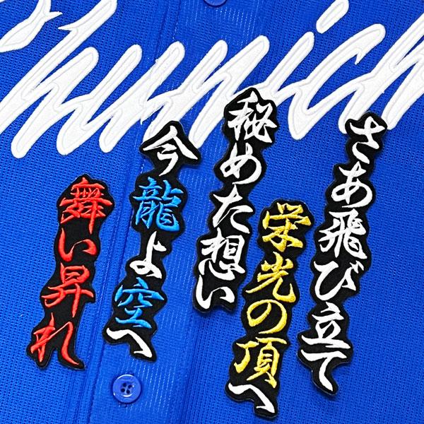 ☆送料無料☆中日 ドラゴンズ 土田龍空 応援歌 黒布 応援 刺繍