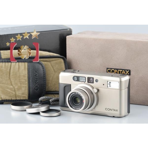 中古】CONTAX コンタックス TVS コンパクトフィルムカメラ 元箱付き
