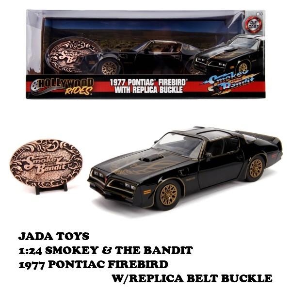 Jada 1:24 SMOKEY & THE BANDIT 1977 PONTIAC FIREBIRD W/REPLICA BELT