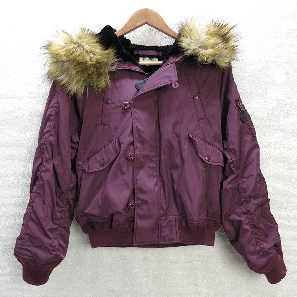 k□マウジー/MOUSSY N-2B ミリタリージャケット/裏地ファー/中綿入り