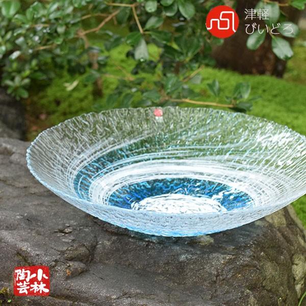 津軽びいどろ 水盤 花器 渦シモ : 小林陶芸 - 通販 - Yahoo!ショッピング