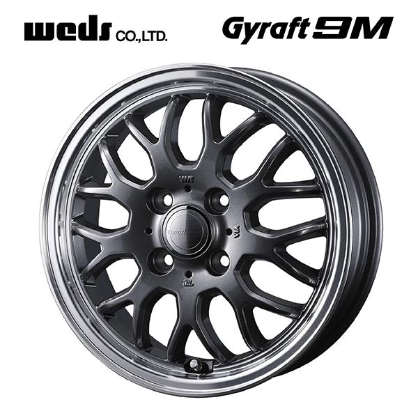 WEDS（ウェッズ） グラフト 9M ガンメタ/リムポリッシュ 12×4 +43 4