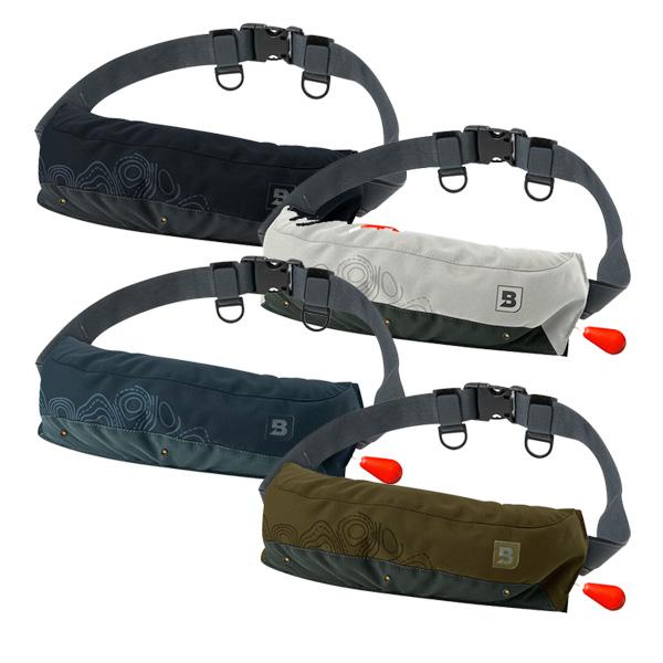 Re モーゲットウエスト BSJ-9330RS 膨張式ライフジャケット Bluestorm