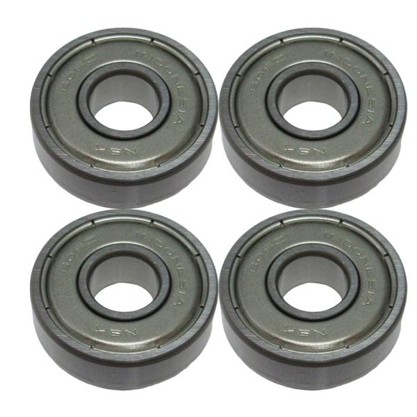 4個 NSK 608ZZ 外径22,内径8,幅7mm スケボー用 ベアリング スチール製