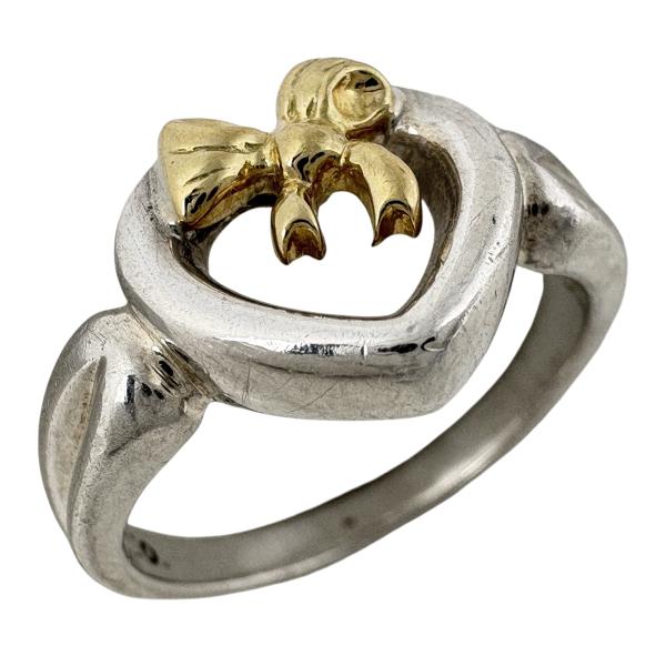 TIFFANY&Co.（ティファニー） ハートウィズボウ リング リボン コンビ