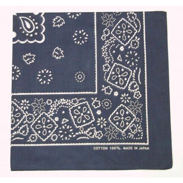 日本製バンダナ クッキー柄 ネイビー : 快適Goods - 通販 - Yahoo