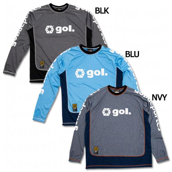 SALE リサイクルファイバー長袖プレイシャツ 【gol|ゴル】サッカー