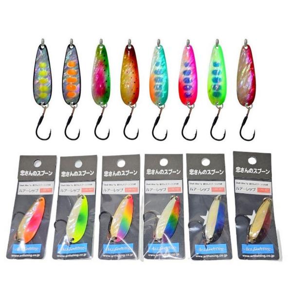 Shell Bite 忠さんのスプーン 4.2g SPOON （Made in Japan）アワビ張り