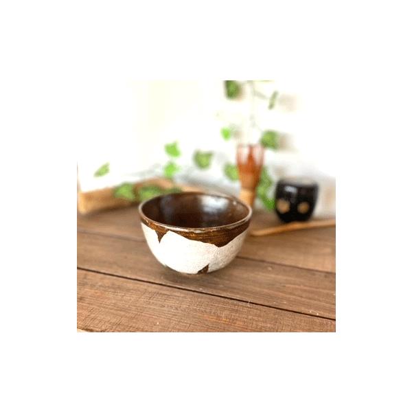 九谷焼 高級 陶磁器 抹茶碗 白銀彩 （Kutani matcha bowl） ギフト