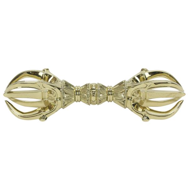 五鈷杵 15cm 大サイズ 真言宗 密教法具 金剛杵 真鍮 日本製 送料無料