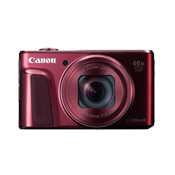 Canon デジタルカメラ PowerShot SX720 HS レッド 光学40倍ズーム