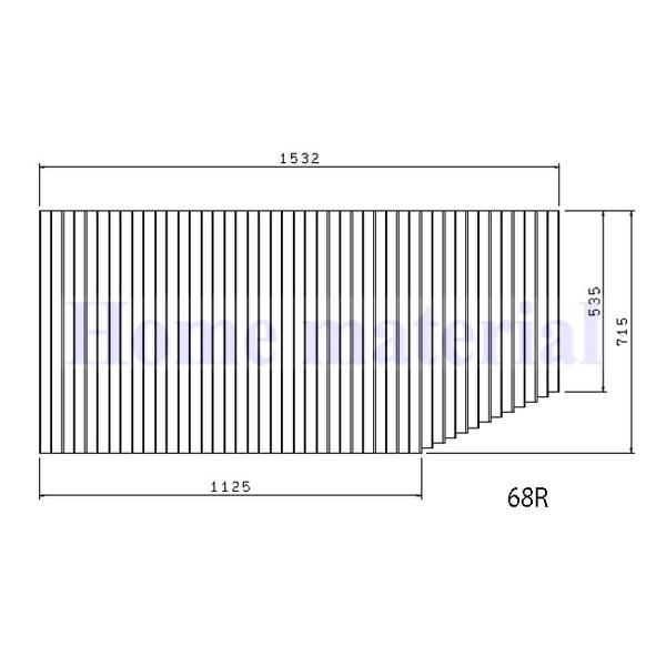 YAMAHA（ヤマハ） お風呂のふた TOCLAS トクラス (旧ヤマハ） 68R