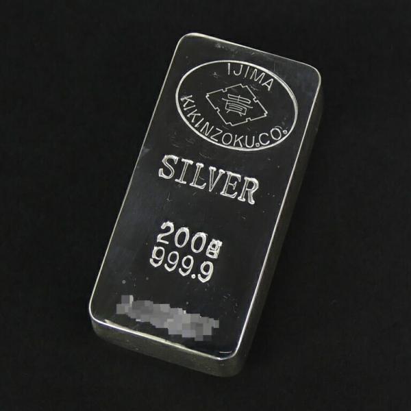 新品】井島貴金属精錬 純銀 インゴット ingot シルバーバー /シルバー