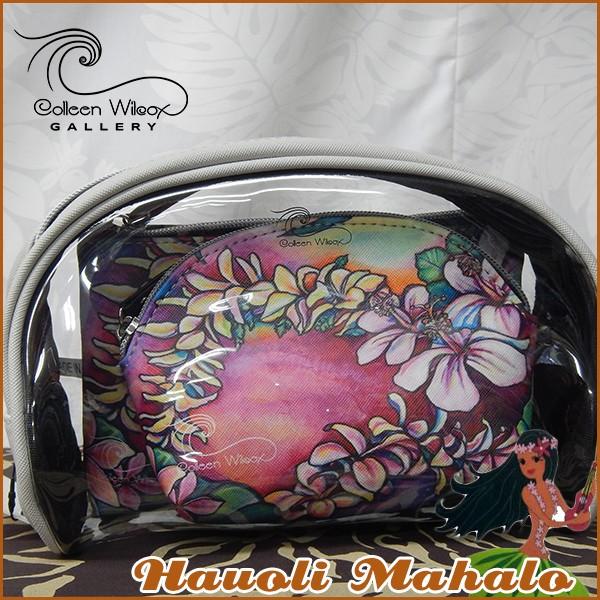 3点ポーチ ハワイアン Colleen Wilcox コリーン ウィルコックス