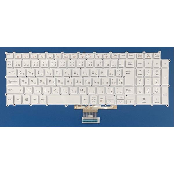 LG gram 純正新品 17Z90N等用 日本語キーボード SG-90980-2VA ホワイト