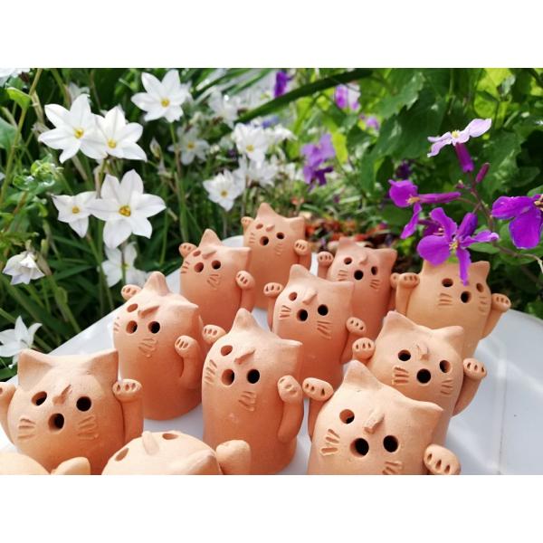 開運 ねこはにわ 猫埴輪 招き猫タイプ : はにわ処さかもと - 通販