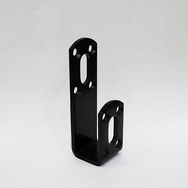 メール便可）八幡ねじ J型金具 黒 20mm : ホームセンターブリコYahoo