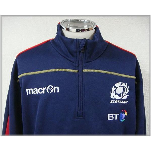 ラグビー マクロン macron スコットランド代表 ジャージ プルオーバー