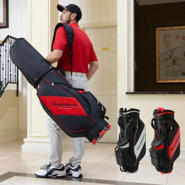 ツアーディビジョン キャディバッグ 7分割 メンズ TD230201I01 Tour