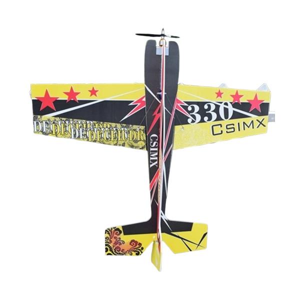 黄色 3D Mercury Fixed-wing Aerobatic Magic Board Plane Rc Airplane