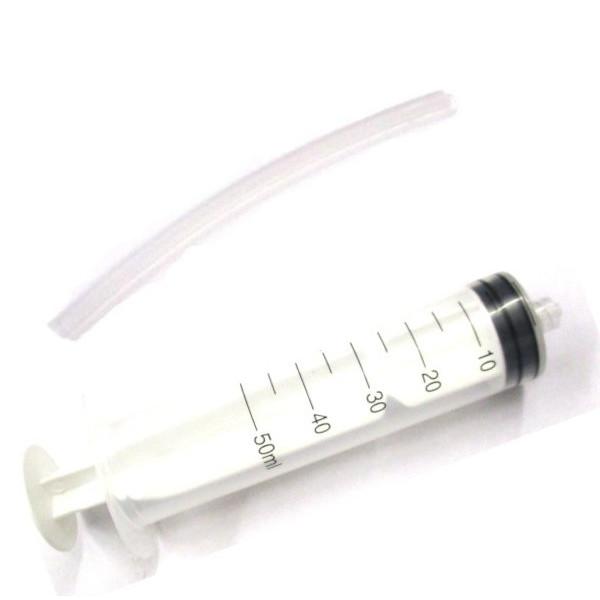 50ml セット(シリンジ+シリコンチューブ3mmx5mm 10cm) 計量用 注入用