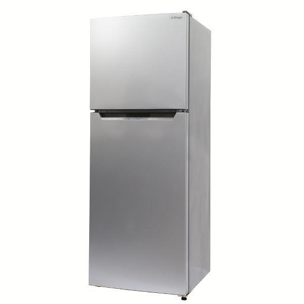 冷蔵庫 138L A-Stage 2ドア冷凍/冷蔵庫 シルバー AS-R138SL-100 (D