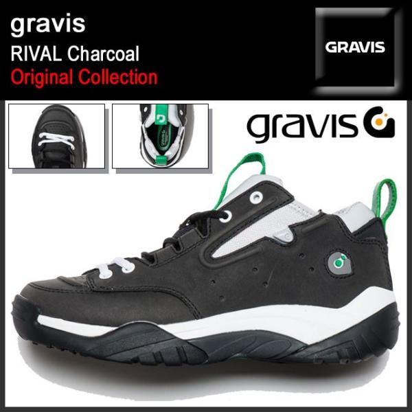 gravis（グラビス） スニーカー メンズ 男性用 ライバル チャコール