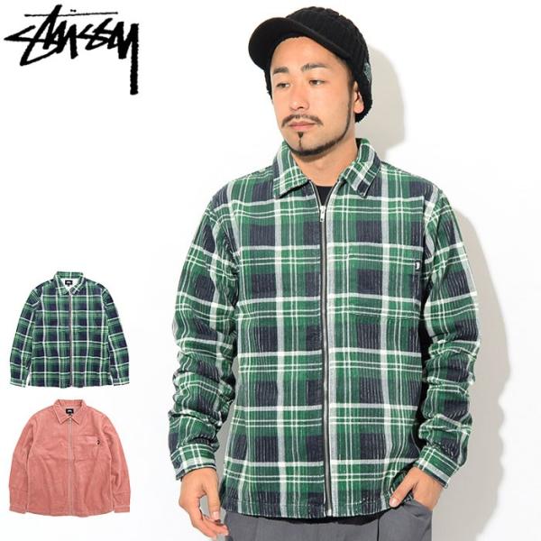 STUSSY（ステューシー） シャツ 長袖 メンズ Big Wale Cord Zip Up