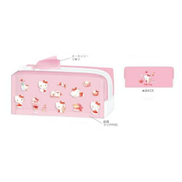カミ306747 サンリオキャラクターズ クリアツインファスナーペンケース