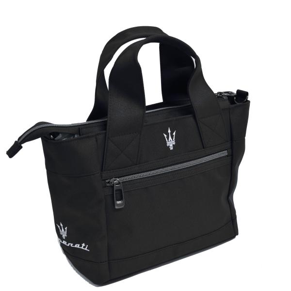 Maserati（マセラティ） マセラティ純正ラウンドトートバッグ(ブラック