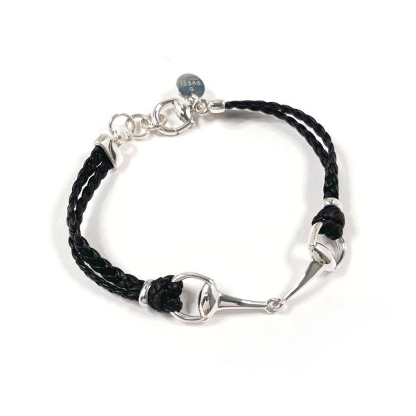 GUCCI（グッチ） ブレスレット ホースビット シルバー925/レザー