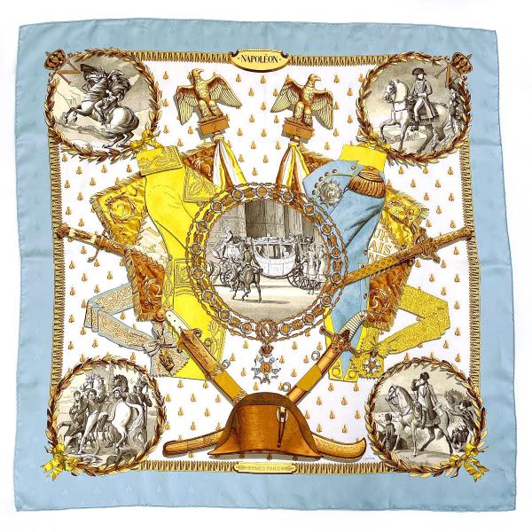 HERMES（エルメス） スカーフ カレ 90 大判スカーフ 正方形 NAPOLEON