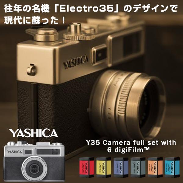 YASHICA Y35 フィルム全6種付属 Camera full set with 6 digiFilm フル