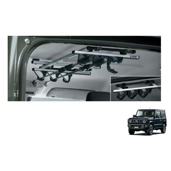 ジムニー (YT)ロッドホルダー(INNO製)「スズキ純正用品」ジムニー