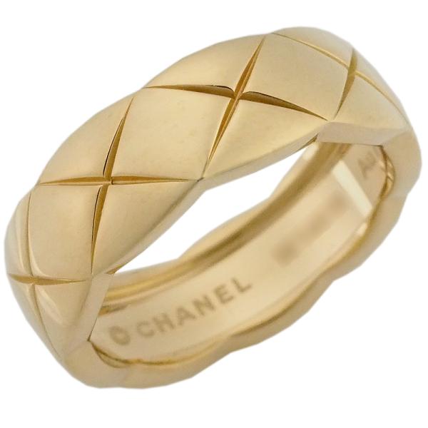音羽屋□ シャネル CHANEL ココクラッシュ リング 14号 K18【中古