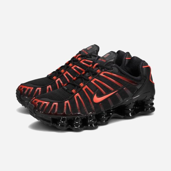ショックス NIKE SHOX TL ナイキ メンズ BLACK/BLACK/LIGHT CRIMSON