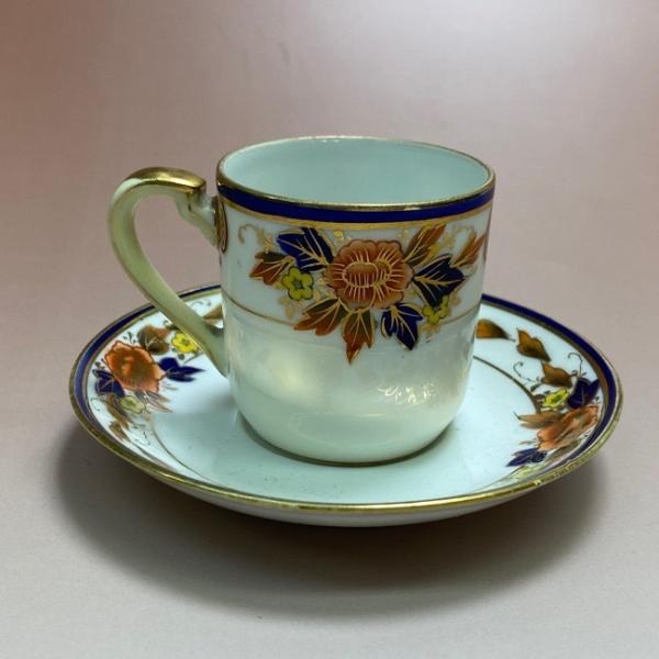 アンティークカップ＆ソーサー五客セットシェイプカップオールド