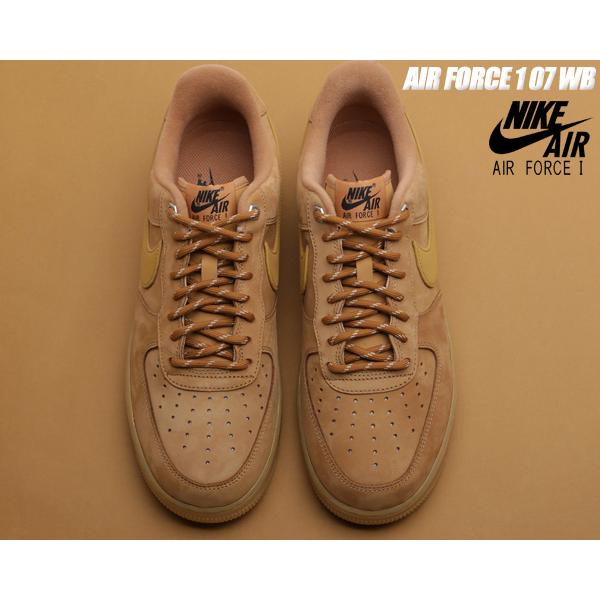 エア フォース 1 NIKE AIR FORCE 07 WB flax/wheat-gun light brown