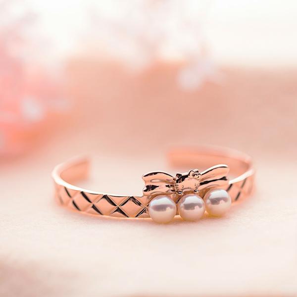 ハローキティ [ムーンレーベル 公式] ブレスレット Hello Kitty Pink