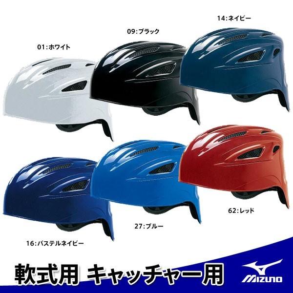 MIZUNO（ミズノ） 軟式 キャッチャー用ヘルメット 1DJHC201 : マツダ