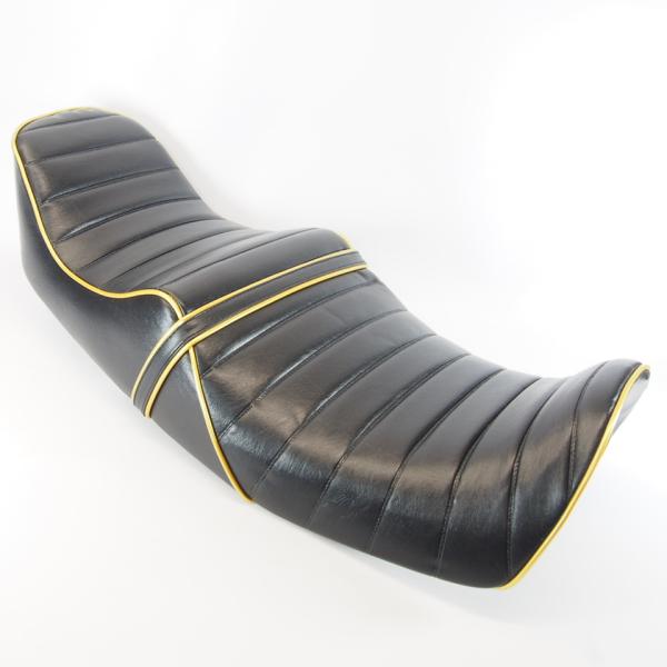 CB400SF NC39 NC42 チョビ三段シート 黒 金パイピング 全年式共用 加工