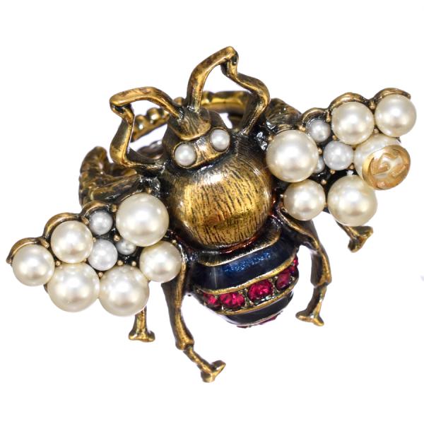 GUCCI（グッチ） 新品同様 ビー 蜂 リング 指輪 インターロッキングG