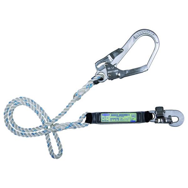 藤井電工 ツヨロン 胴ベルト型用 ロープ式 ランヤード TBL-T-90-BP