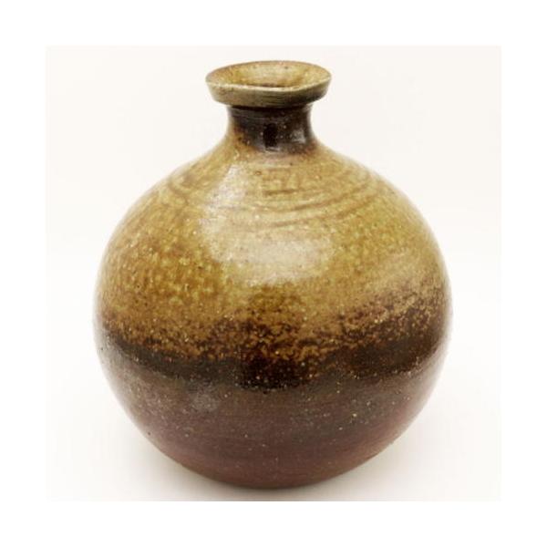 備前焼 花瓶 華 窯元 作家 石田育男 陶印 bizenyaki_kabin_hana 花入れ