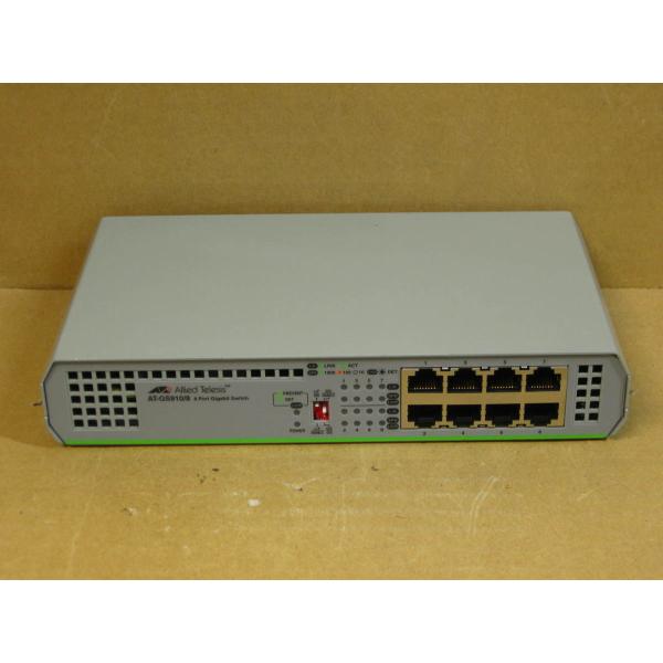 ▽Allied Telesis CentreCOM AT-GS910/8 8ポート ギガビットスイッチ