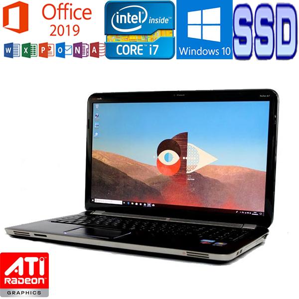 Pavilion 15 中古パソコン HP dv6-6002TX Office 2019 Core i7 2720QM