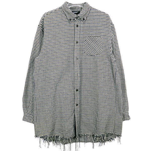 UNDERCOVER（アンダーカバー） 18SS CUTOFF CHECK SHIRT UCU4401-2